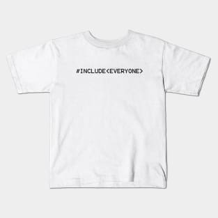 Include Everyone code Kids T-Shirt